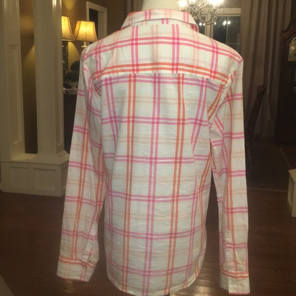 US Polo Assn pink orange and white with turquoise - Picture 6 of 7